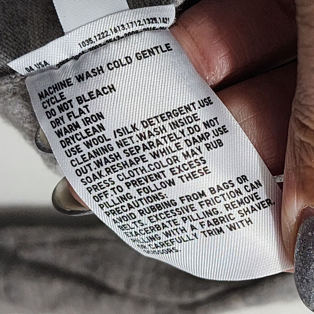 UNIQLO  Pure Wool Merino Crew Neck Sweater Space-dye Gray Womens Size XS - Picture 7 of 14